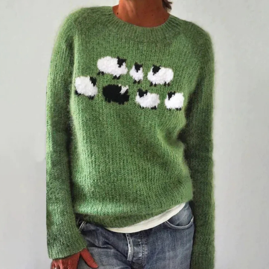 Eleanor - Retro Scandinavian knit sweater