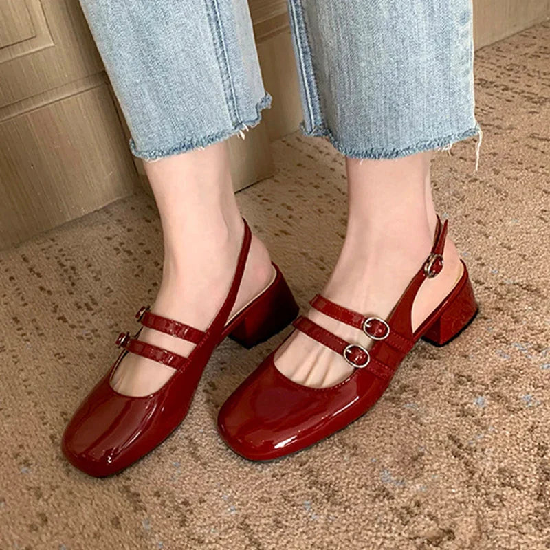Nancy – Elegant Orthopaedic Leather Flats