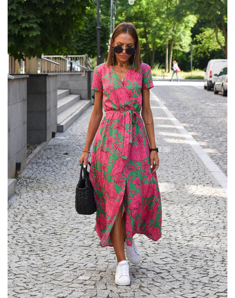 The Avela V-Neck Dress