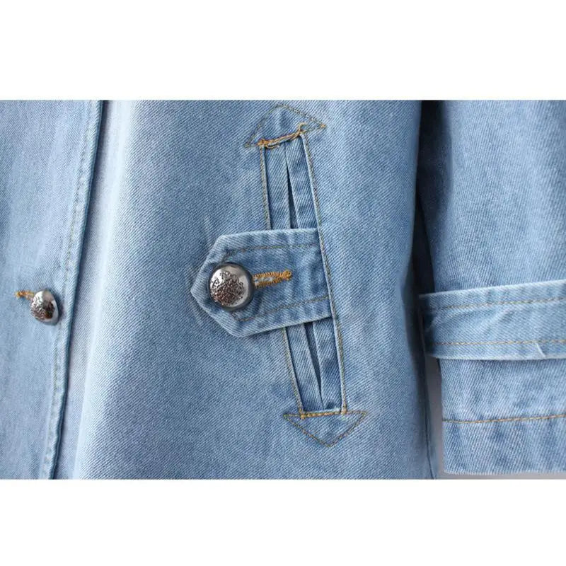 Elyra Everyday Denim Cape Coat