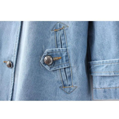 Elyra Everyday Denim Cape Coat