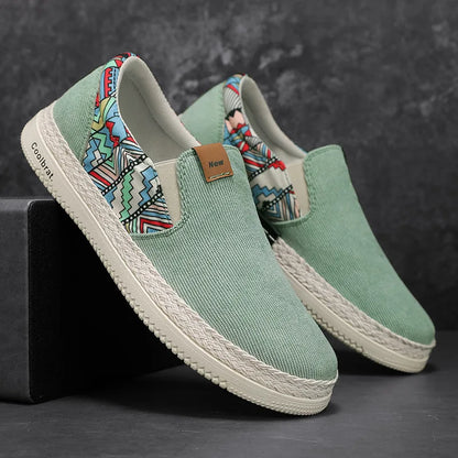 HarborStep Linen Loafers