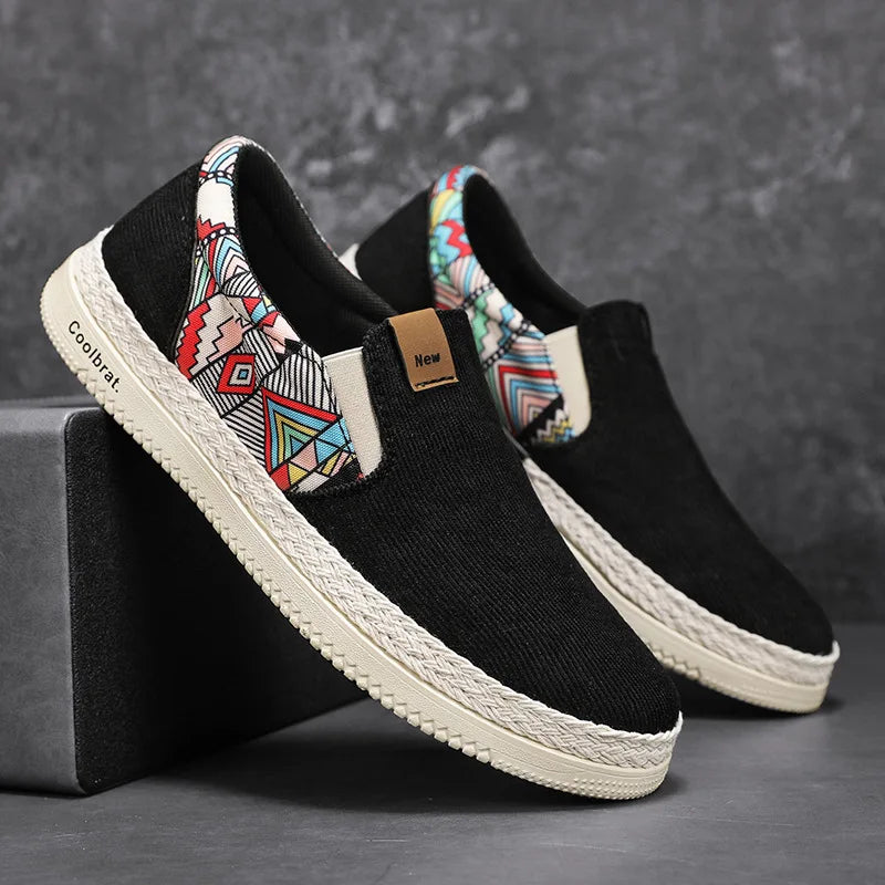 HarborStep Linen Loafers