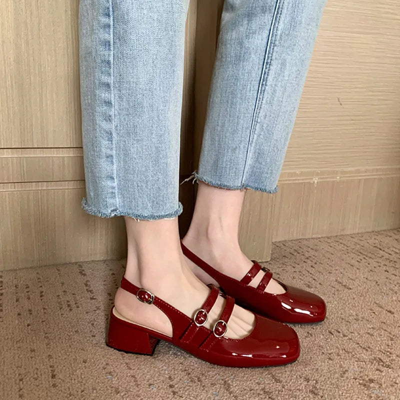 Nancy – Elegant Orthopaedic Leather Flats