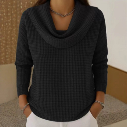 The Serene Waffle Sweater