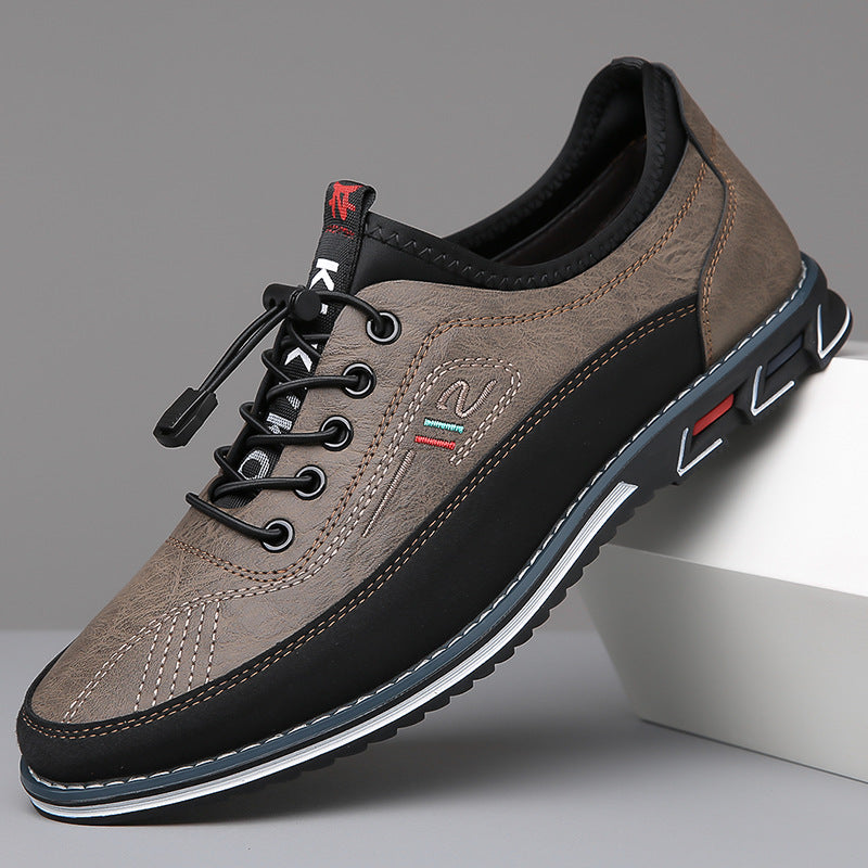 Winston Lightweight Leather Oxfords - Light Brown