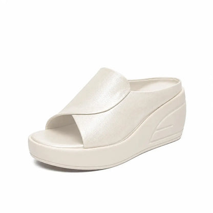 SIENNA - SLIP-ON WEDGE COMFORT SANDALS