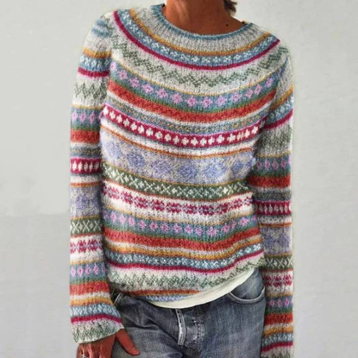 Margaret - Retro Scandinavian knit sweater