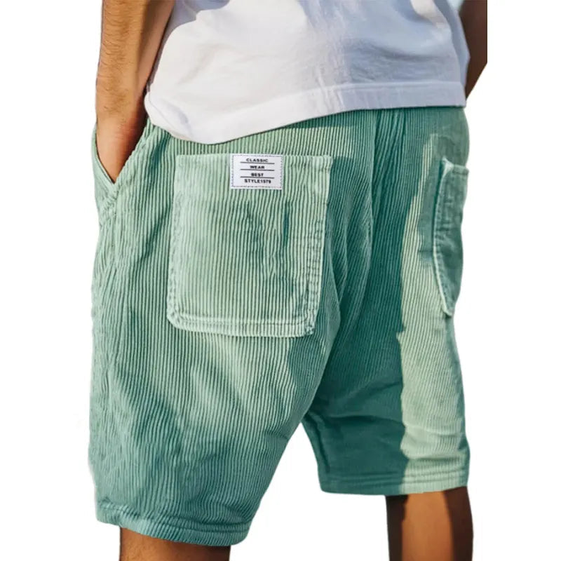 Beckett velour shorts worn