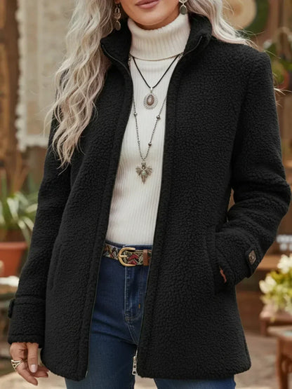 Isabella – chaqueta suave con cierre