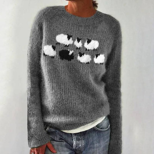 Lidia - Retro Scandinavian knit sweater