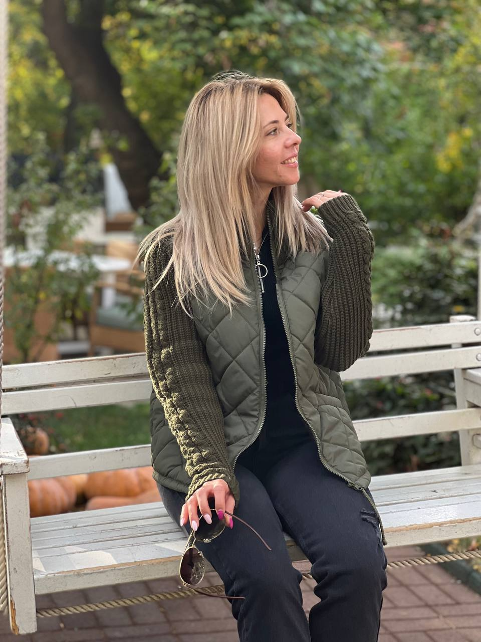 The Patchwork Knit Jacket