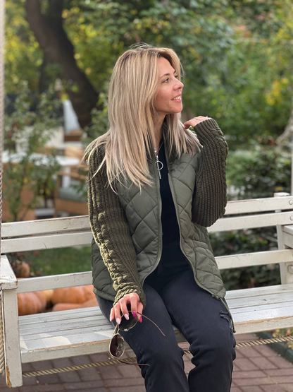 The Patchwork Knit Jacket