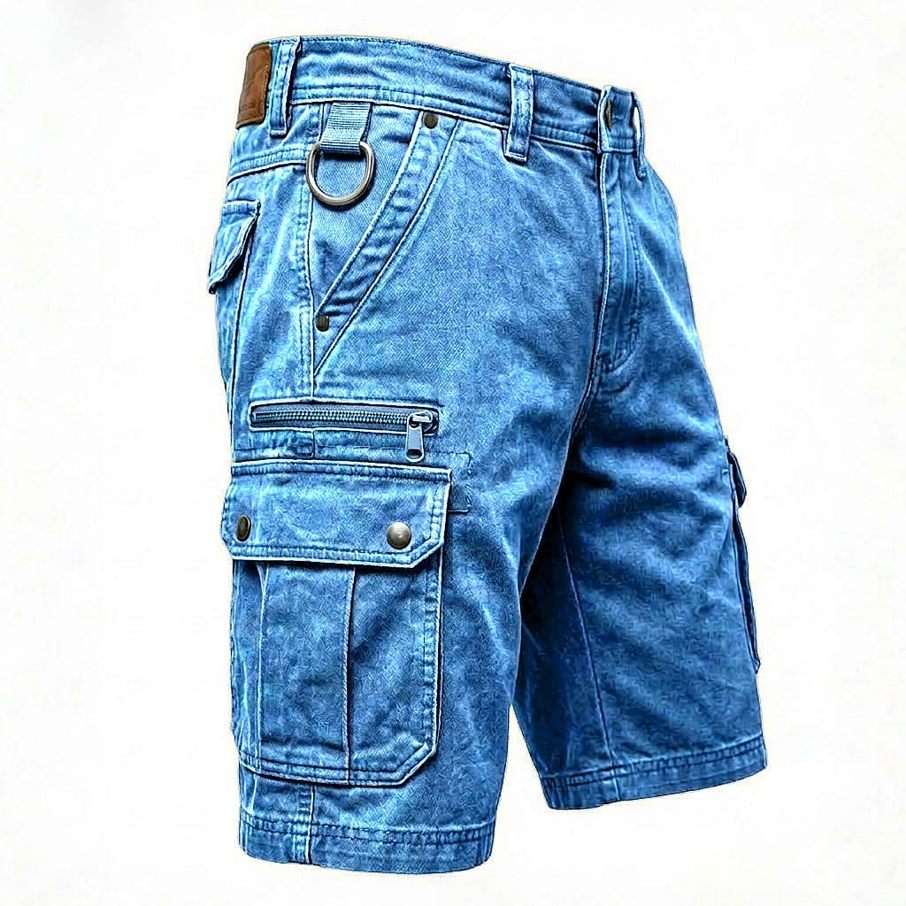 Denton Denim Cargo Shorts side view