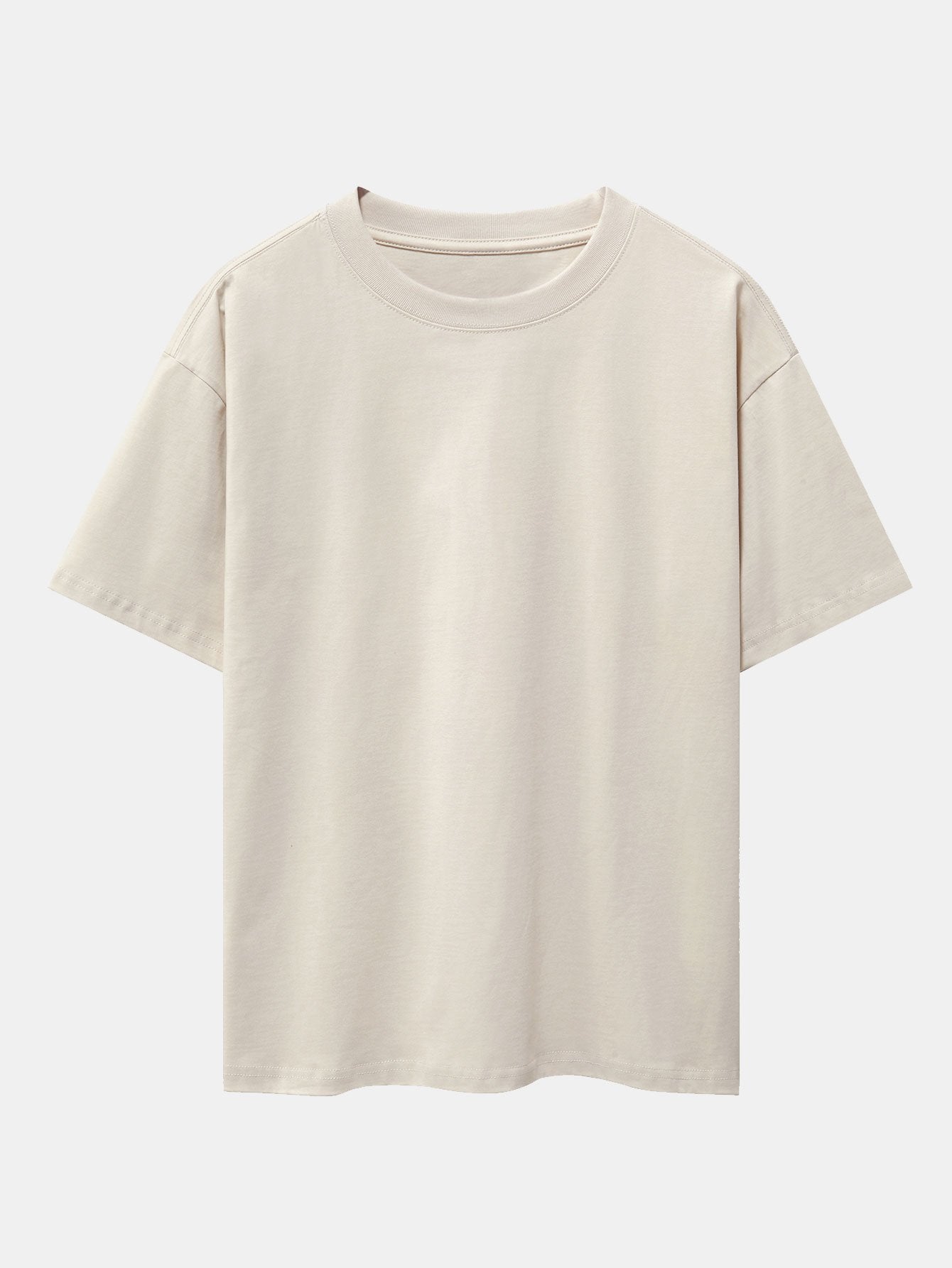 3 Pieces Basic Heavy Weight Drop Shoulder Oversize T-Shirts