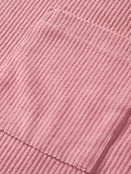 Corduroy Oversize T-Shirt With Pocket