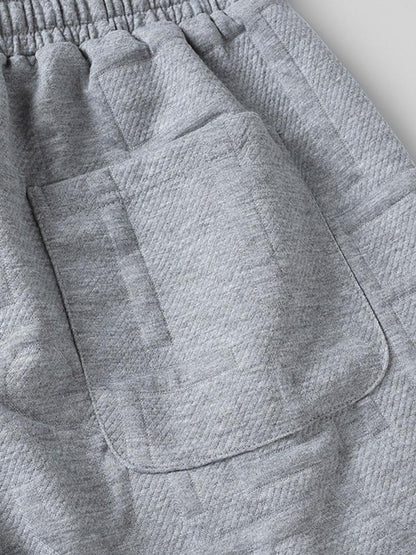 Letter Jacquard Warm Up Shorts