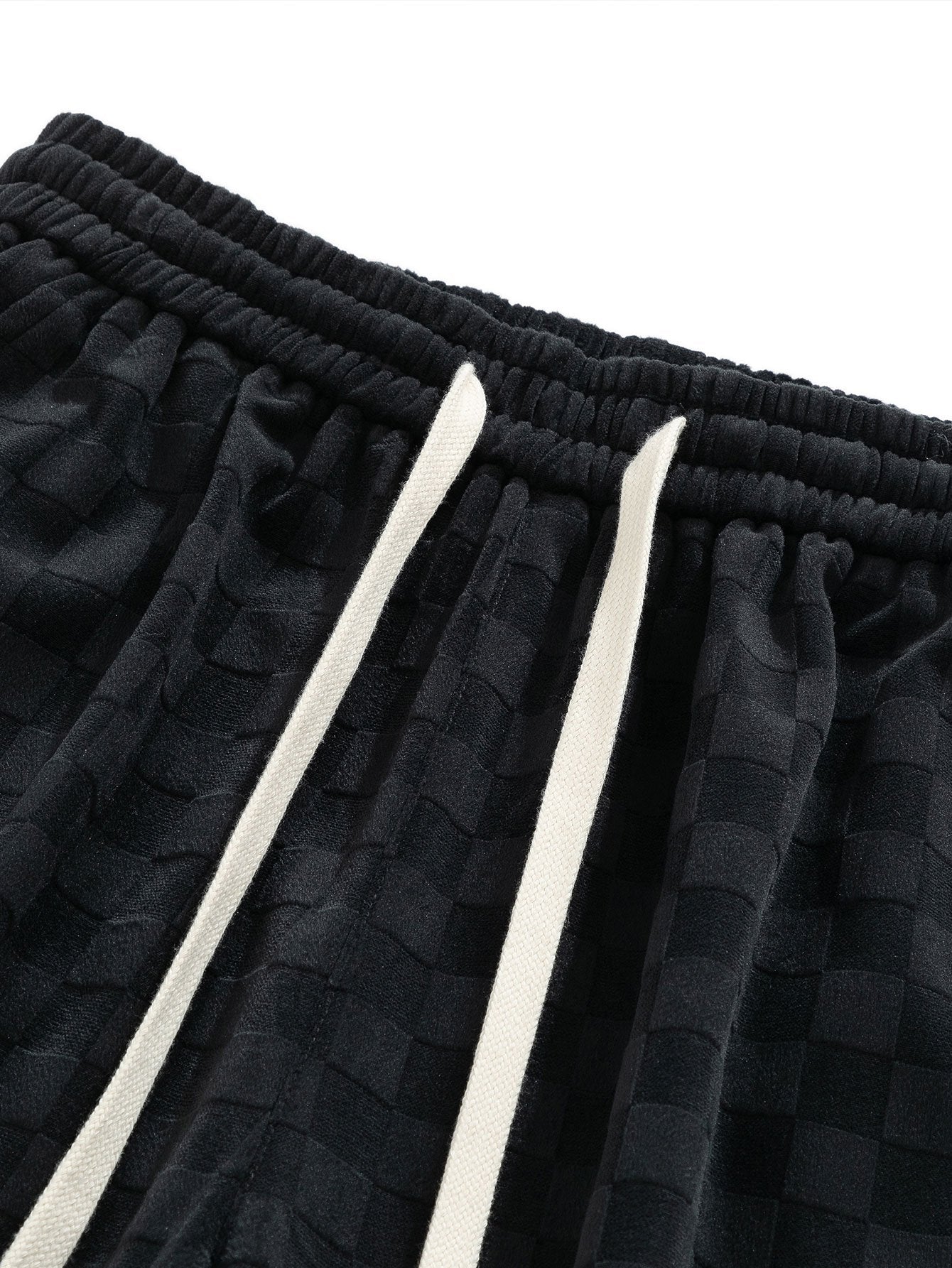 Checkerboard Straight Leg Pants