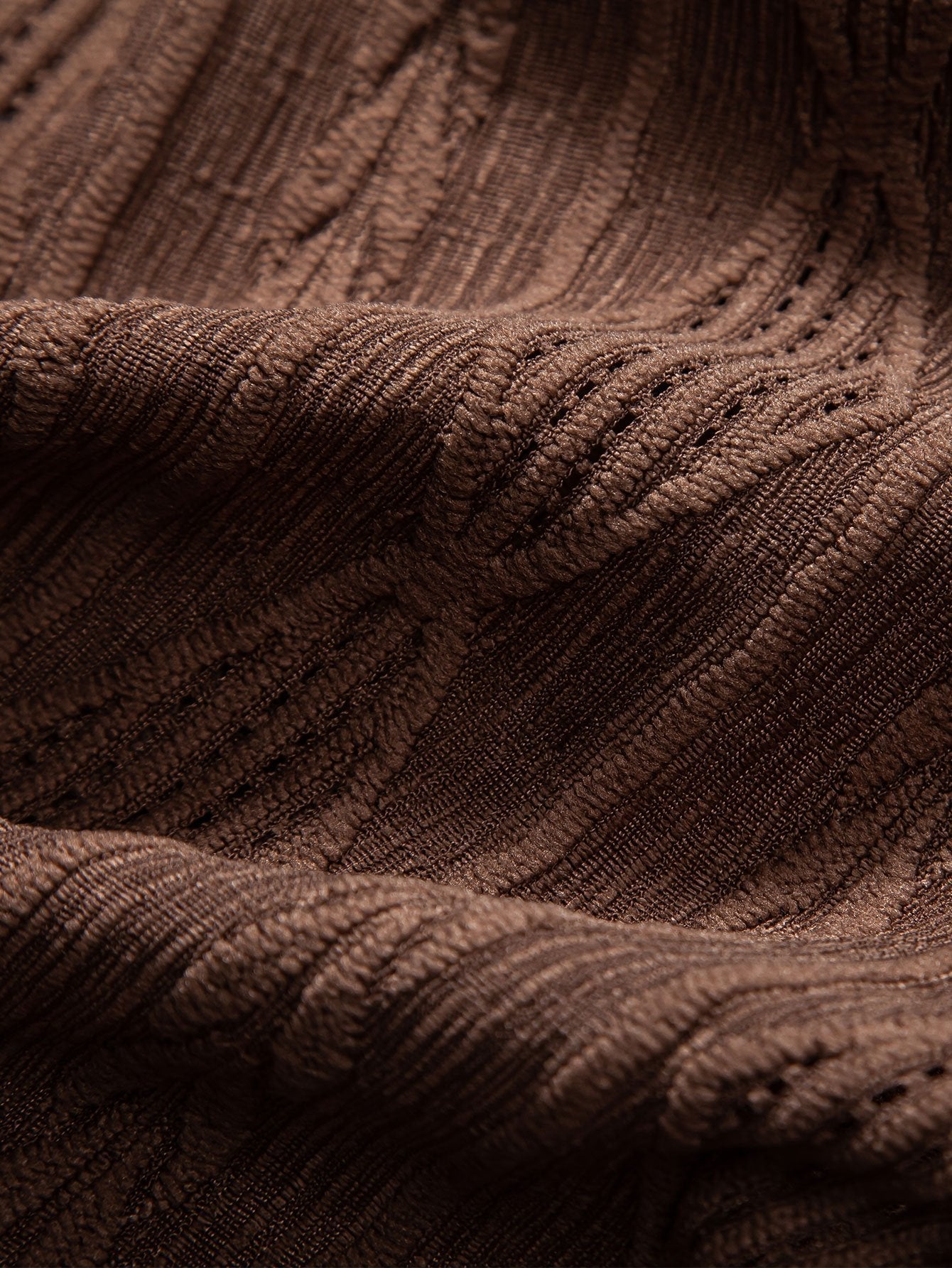 Geometric Jacquard Eyelet Cuban Shirt & Textured Shorts With Lining