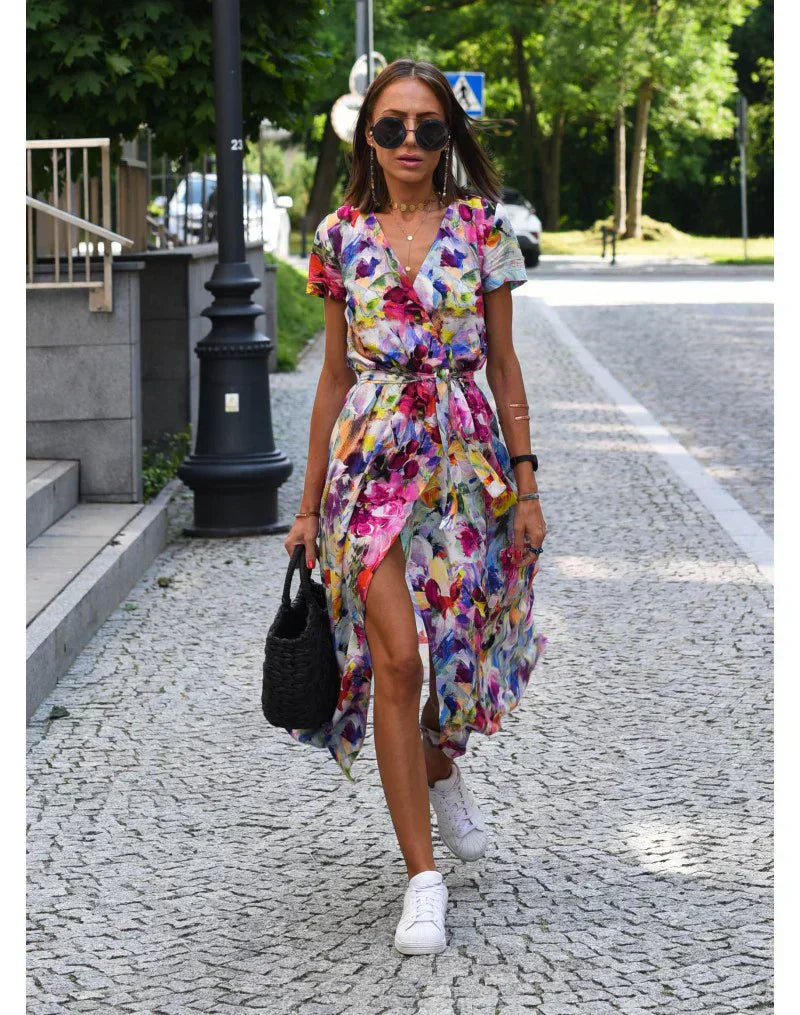 The Avela V-Neck Dress