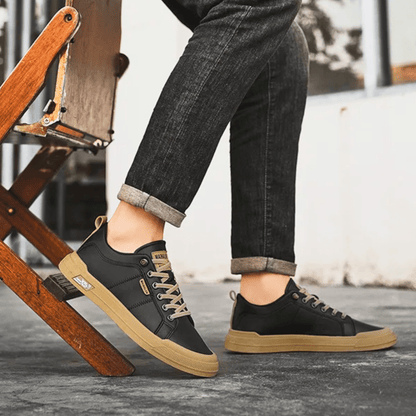 Sinclair trainers black side view